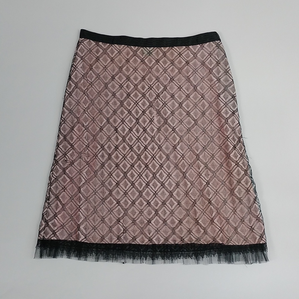 Tibi Skirt With Lace Overlay